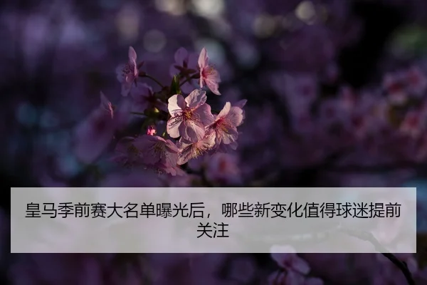 皇马季前赛大名单曝光后，哪些新变化值得球迷提前关注